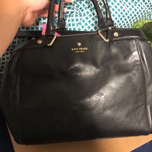 used ONCE leather Kate Spade bag
